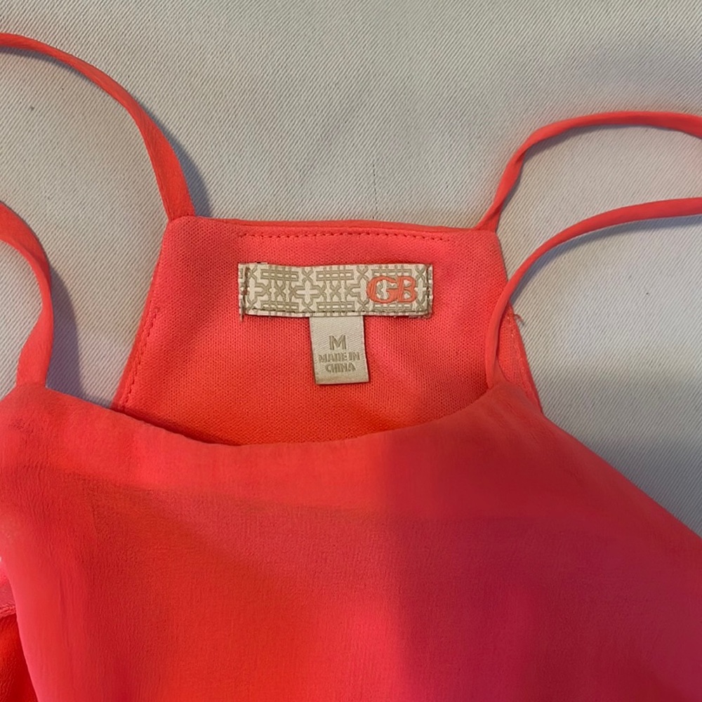 Gianni Bini juniors Pink halter dress - Picture 2 of 5
